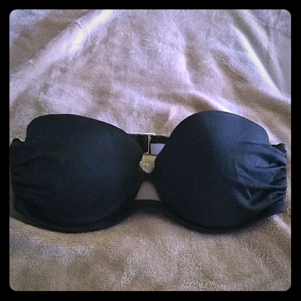 Black swim top